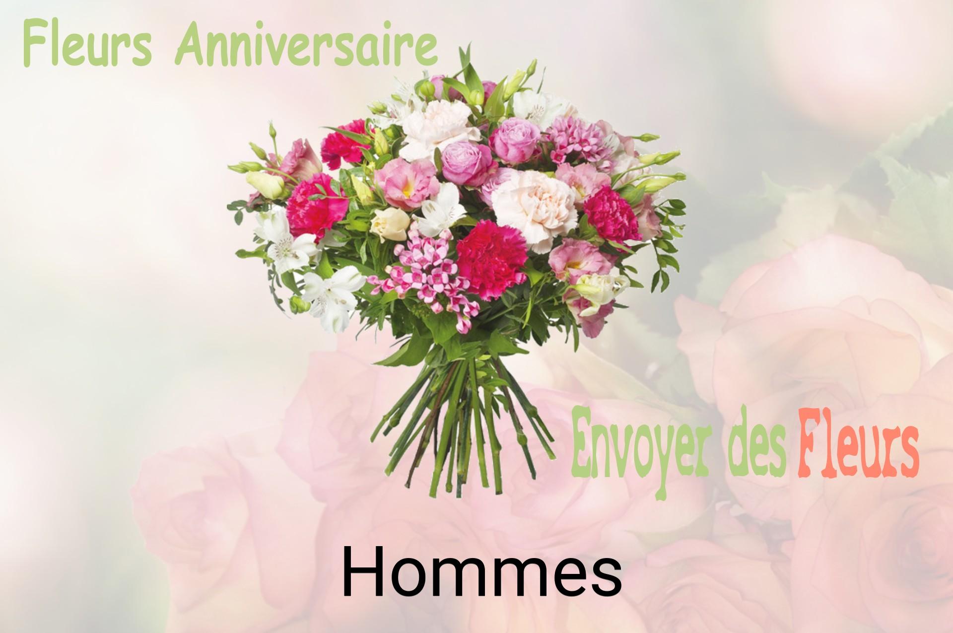 Bouquet de fleurs d’anniversaire livré à Hommes