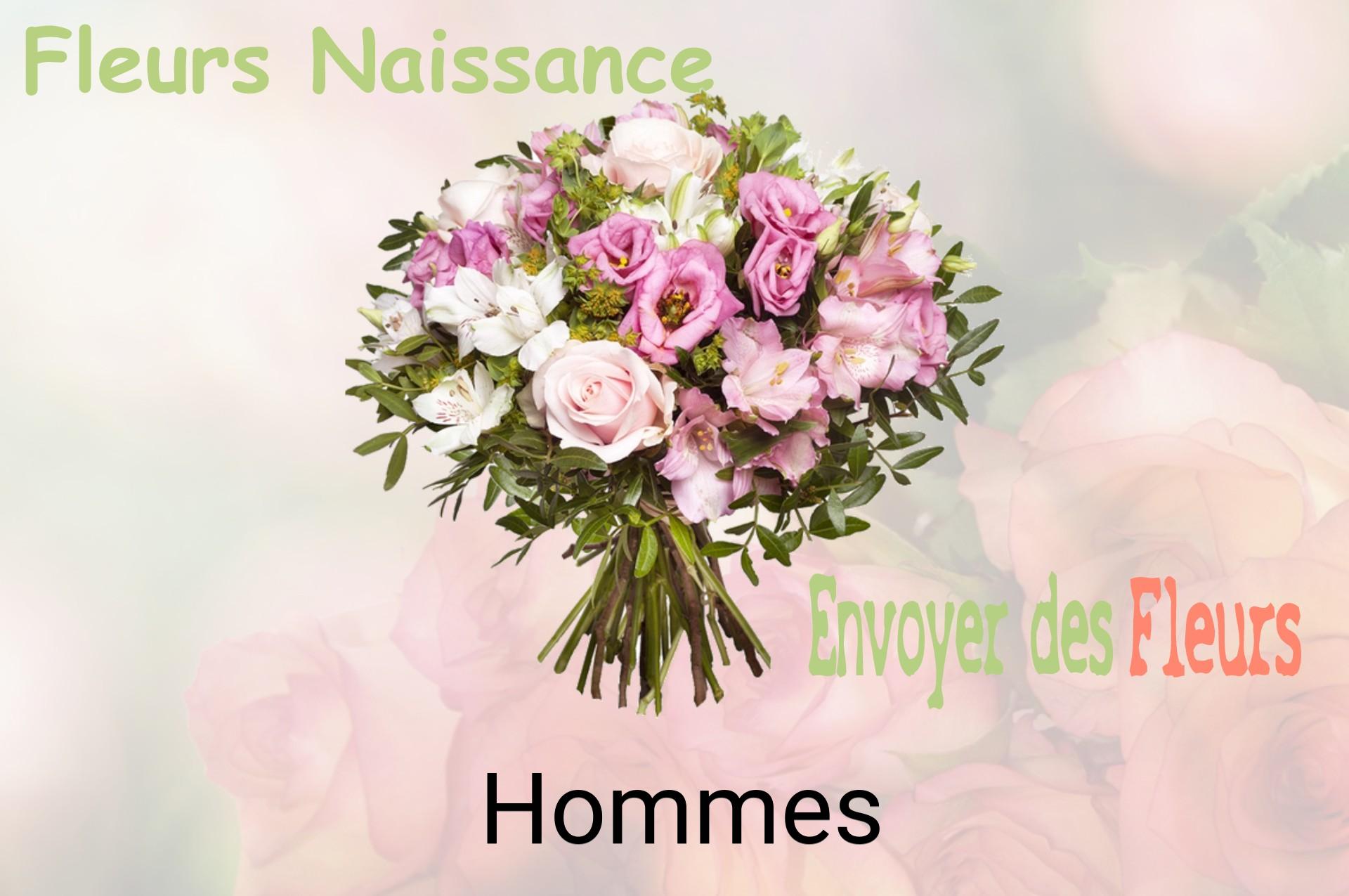 Bouquet de fleurs de naissance livré à Hommes